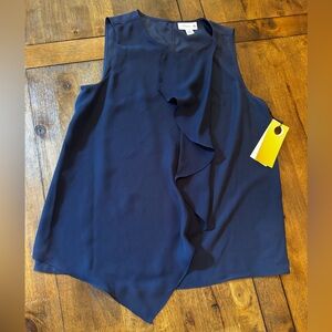 ✅ CLOSET CLOSING SOON 3.1 Phillip Lim Navy Blue Sleeveless Blouse